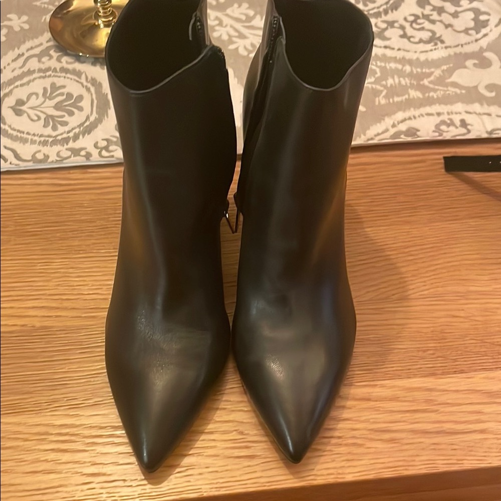 Black Pointed Toe Women's Ankle Boots